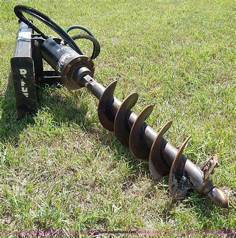 used skid steer posthole digger|second hand post hole diggers.